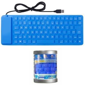 Clavier Flexible D'Ordinateur - Bleu