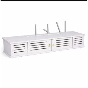 Étagère Murale TV avec Compartiments – Meuble TV Suspendu Moderne 80 cm