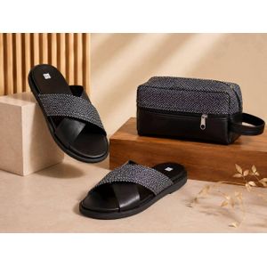 Sandale + sac classe homme