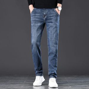 TOUPHY Pantalon en Denim Homme à Taille Extensible Confort — Coton Haute Élasticité Mode — Bleu