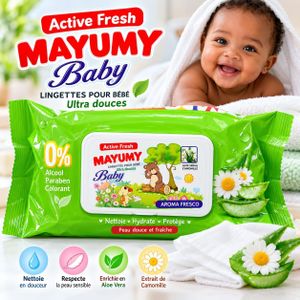 Lingettes pour Bébé Mayumy Baby – Ultra Douces 