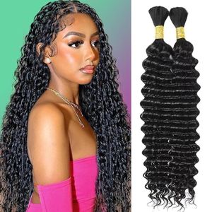 22 Pouces Cheveux Ondulés Profonds Crochet Cheveux Perruque Synthétique Profonde Torsadée