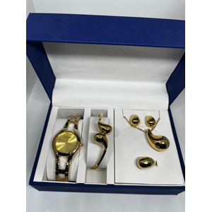 Complet montre dame curren doré modèle berge