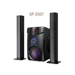 ALiTOP Woofer SP-2507 Home Cinéma - Chaîne HI-FI - Noir