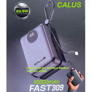 CALUS Mini Power Bank 30000mAh Ultra Capacité FAST309 - 22w Charge Super Rapide - Large Compatibilité Iphone Android