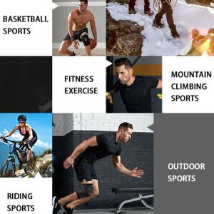  Genouillere Anti-douleur de Soutien du Genoux Pour Gym et Sport