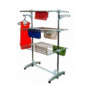 Séchoir Plastique Résistant 3 Niveaux - Gris