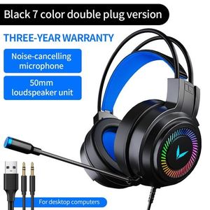 Casque De Jeu Avec Son Surround 7.1 Et Microphone