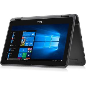 DELL Mini X360 - Tactile - 11,6 Pouces - INTEL  Dual Core  - 4 GB Ram - 256 Gb Ssd  -  Noir - Windows 11