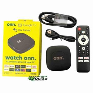 onn. Google TV 4K Streaming Box – Transformez votre téléviseur en véritable centre de divertissement !