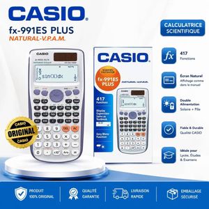 Casio Calculatrice Scientifique Fx-991ES Plus originale 
