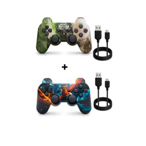 Lot 2 manettes personnalisées PS3