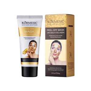 KORMESIC Masque Peel-Off au collagène doré  nettoyage profond point noir