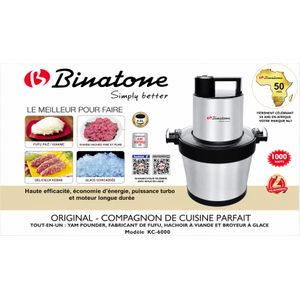 Binatone Hachoir Multifonction KC-6000 (6 L – 1000 W) 