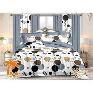 QUALITE SUPERIEUR Belle Draps De Lit 3 Places, 2 Draps, 2 Taies 2 Rideaux