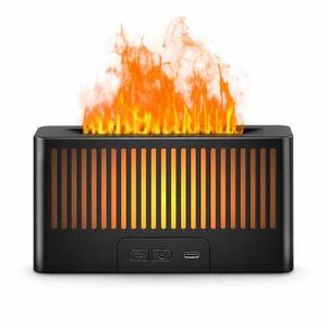 Diffuseur d’Arôme avec Effet Flamme LED – Rechargeable USB