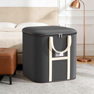 Sac de rangement pliable extra large pour vêtements, 60 × 50 × 71 cm, boîte de rangement gain de place