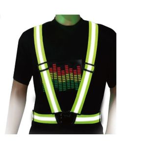 Gilet de sécurité réfléchissant à haute élasticité et haute visibilité