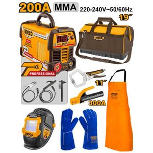 Ingco COMBOS 7PCS POSTE A SOUDER 200A+ ACC DE SOUDAGE COS25075