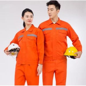 Tenue de travail orange bg