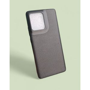 Coque Motorola edge 50 noir tissu 