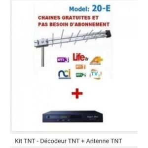 KIT TNT ( DÉCODEUR TNT + ANTENNE TNT )
