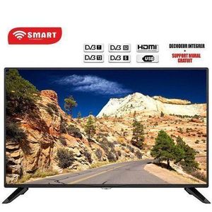 Smat TV LED 32" HD SUltra Slim - Analogique Noir - 6 Mois Garantie