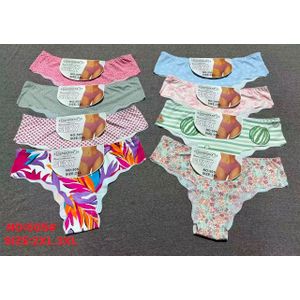 Lot de 06 caleçons sans trace avec motifs 