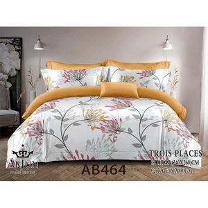 QUALITE ARJUN Lot De 2 Draps + 2 Taies – Design Élégant et Confort Assuré Pour 3 Places
