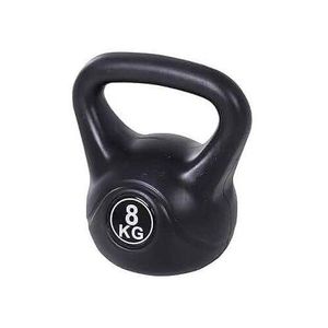 Kettlebell de 8 kg - Haltère avec poignée ergonomique - Entraînement pour fitness