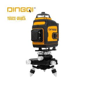 DINGQI Niveau laser 360 à nivellement automatique à 16 lignes avec trépied 3D