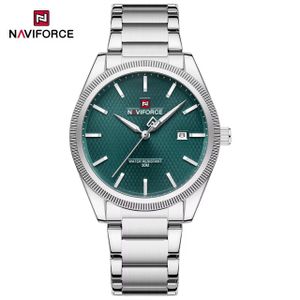 Naviforce Montre Homme Inoxydable  ArgentT/Vert
