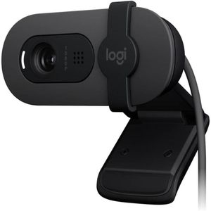 Logitech Webcam Logi Brio 105 - Full HD 1080p - équilibre automatique de l’éclairage et volet de confidentialité intégré - Micro 