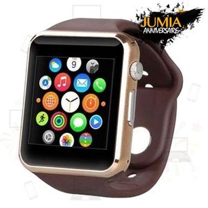 Smart Watch Montre Connectée 2030Anthracite Ecran Tactile - SIM - Bluetooth  - Doré - Prix pas cher | Jumia CI
