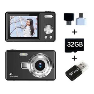 Appareil Photo Numérique 4K HD 1080P, Zoom 16x, Pour La Photographie Et La Vidéo