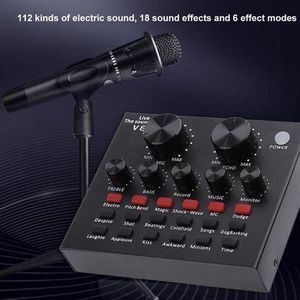 Carte son externe USB V8 pour casque et microphone