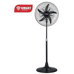 SMART TECHNOLOGY 20" Ventilateur Silencieux Anti-Moustique -STV-B2024C - Noir -110W- 5 Hélices- Garantie 24 Mois