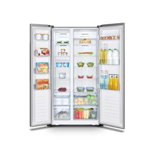 Hisense Réfrigérateur Américain - Double Battants - 516L - RC-67WC4SB - Gris - Garantie 12 Mois