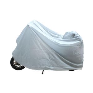 Housse de Moto XL Imperméable Anti-Pluie Anti-Soleil pour 125-150cc avec Boîte (140x240cm)