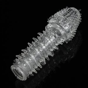 Manchon pénien / préservatif réutilisable en silicone à picots