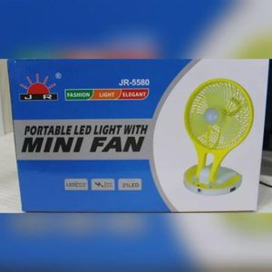 Fan LUMIÈRE LED Portable Avec Mini Ventilateur De Table