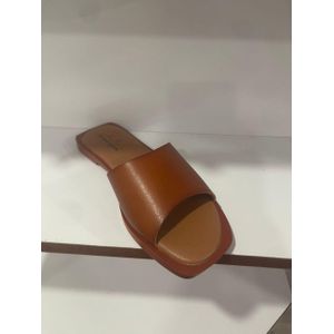 JB Sandale marron plat 