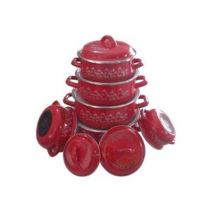 Genetic Lot De 6 Soupières - Rouge Manche Ferme