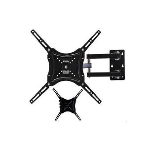 Support Mural - Pivotant - Compatible Ecran Plat - 14-42 Pouces - Noir CC