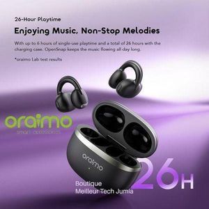 Oraimo Écouteurs Bluetooth Open Snap OPN-373 – Confort Ouvert & Son HeavyBass