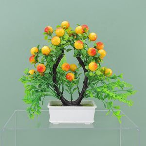 DECORATION petite plante de simulation de fruits rouges en pot