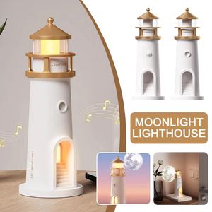 Haut-parleur Bluetooth Design Phare - Lumière LED Chaude - Télécommande