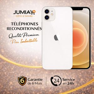 Renewed iPhone 12 128 Go 6.1" Débloqué 12MP+12MP+12MP+12MP Garantie 6 mois Blanc
