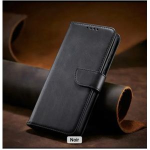 Coque Huawei p30 pro noir rabat 