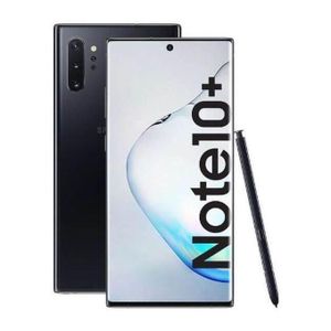 Diverse  Coque Silicone Compatible Samsung Galaxy Note 10 Plus - Noir